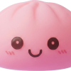 Veilleuse Dumpling Squishy Rose Tendre — squishy anti-stress slow-rise kawaii