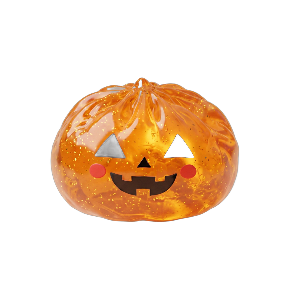 Squishy Dumpling Citrouille Halloween Lumineuse — squishy anti-stress slow-rise kawaii