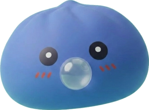 Dumpling Squishy Violet Gonflable Doux — squishy anti-stress slow-rise kawaii
