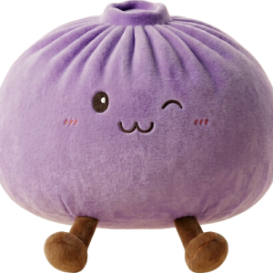 Dumpling Squishy Géant Violet — squishy anti-stress slow-rise kawaii