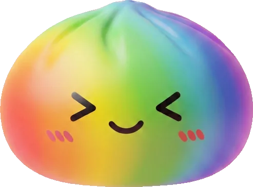 Rainbow Dumpling Squishy Multicolore Kawaii — squishy anti-stress slow-rise kawaii