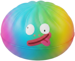 Rainbow Mystery Dumplings Squishy Édition Vive — squishy seul, taille réelle