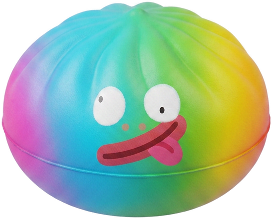 Rainbow Mystery Dumplings Squishy Édition Vive — squishy seul, taille réelle