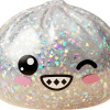 Rare Dumpling Squishy Argenté Scintillant — squishy anti-stress slow-rise kawaii