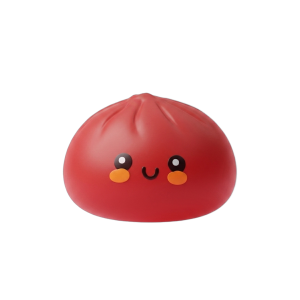 Squishy Dumpling Rouge Fluffy — squishy anti-stress slow-rise kawaii