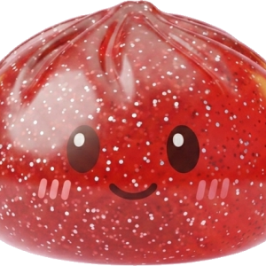 Glitter Dumpling Squishy Rouge Chance — squishy anti-stress slow-rise kawaii