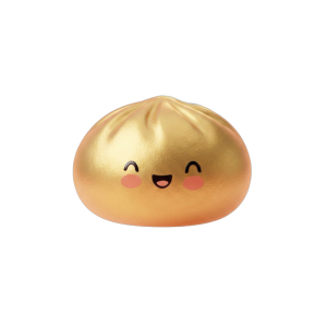 Dumpling Squishy Doré Lucky — squishy anti-stress slow-rise kawaii