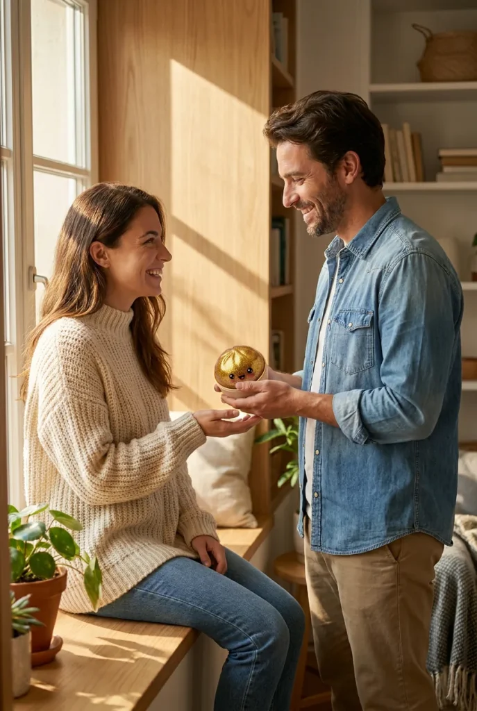 Squishy Bun Mystery Dumpling Surprise offert en cadeau entre deux personnes