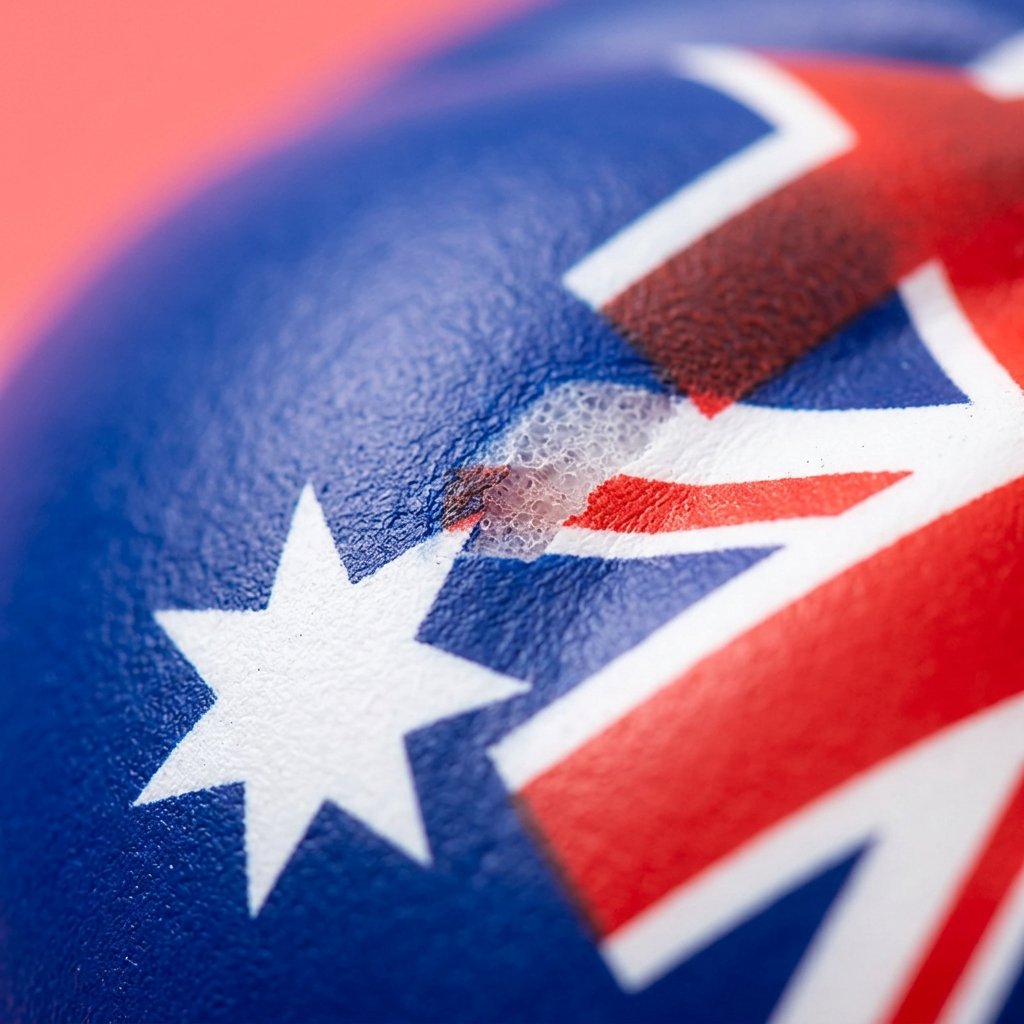 Squishy Dumpling Australie — gros plan macro sur la texture