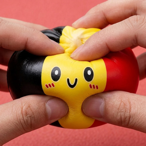 Squishy Dumpling Belgique — effet slow-rise, la mousse regonfle