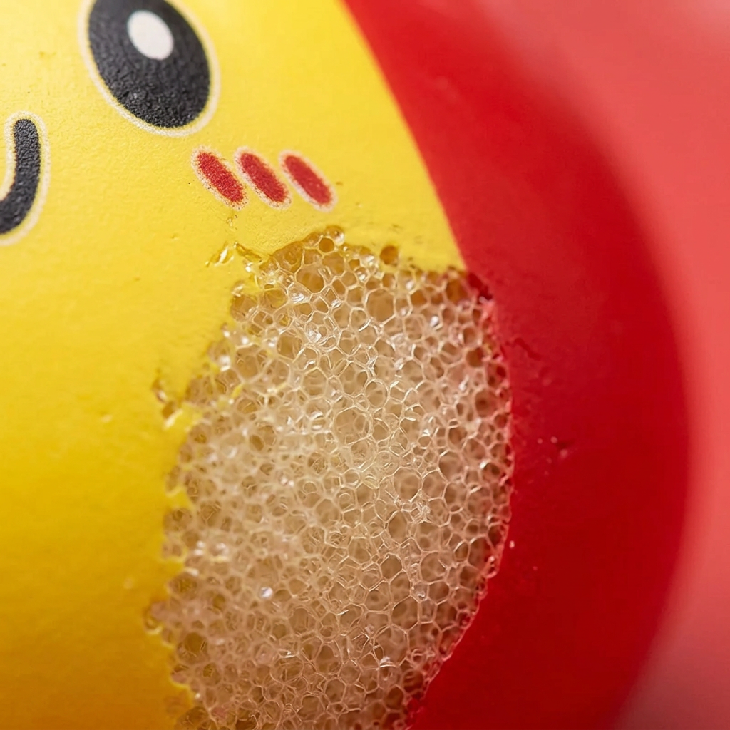 Squishy Dumpling Belgique — gros plan macro sur la texture