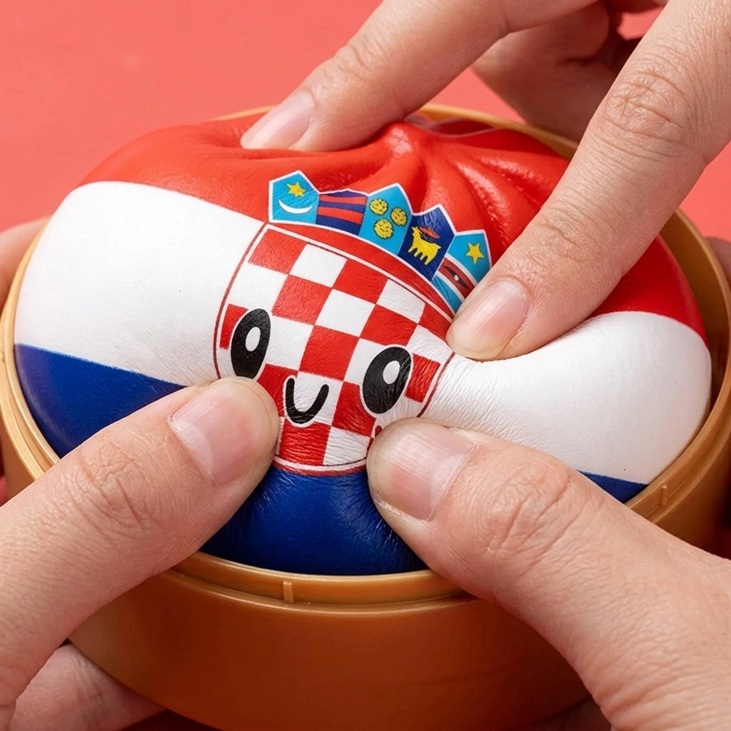 Squishy Dumpling Croatie — effet slow-rise, la mousse regonfle