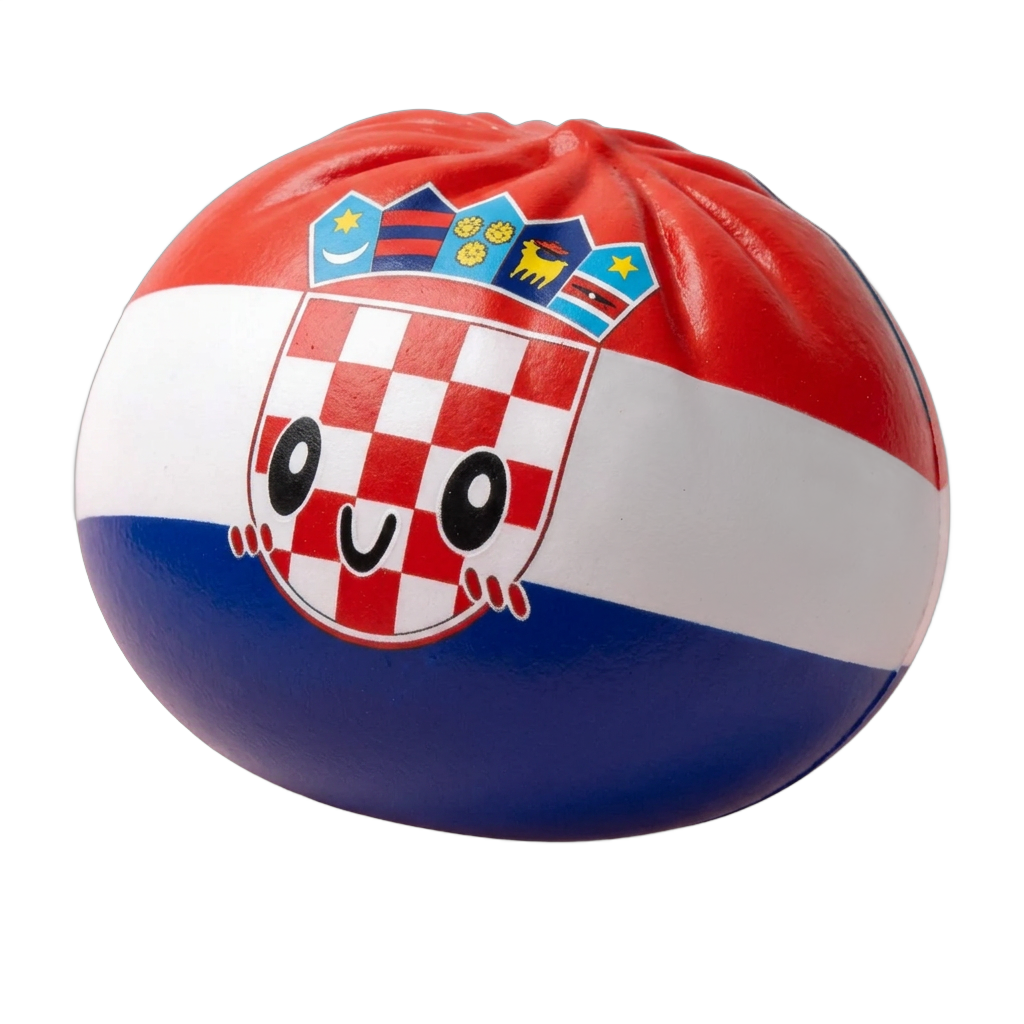 Squishy Dumpling Croatie — squishy anti-stress slow-rise kawaii
