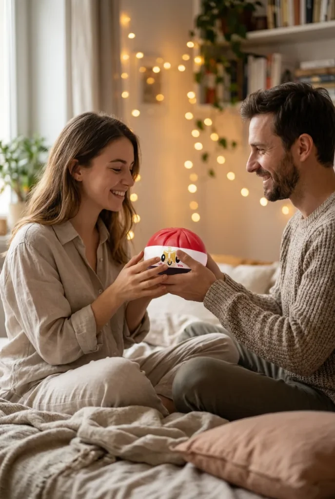 Squishy Dumpling Égypte offert en cadeau entre deux personnes
