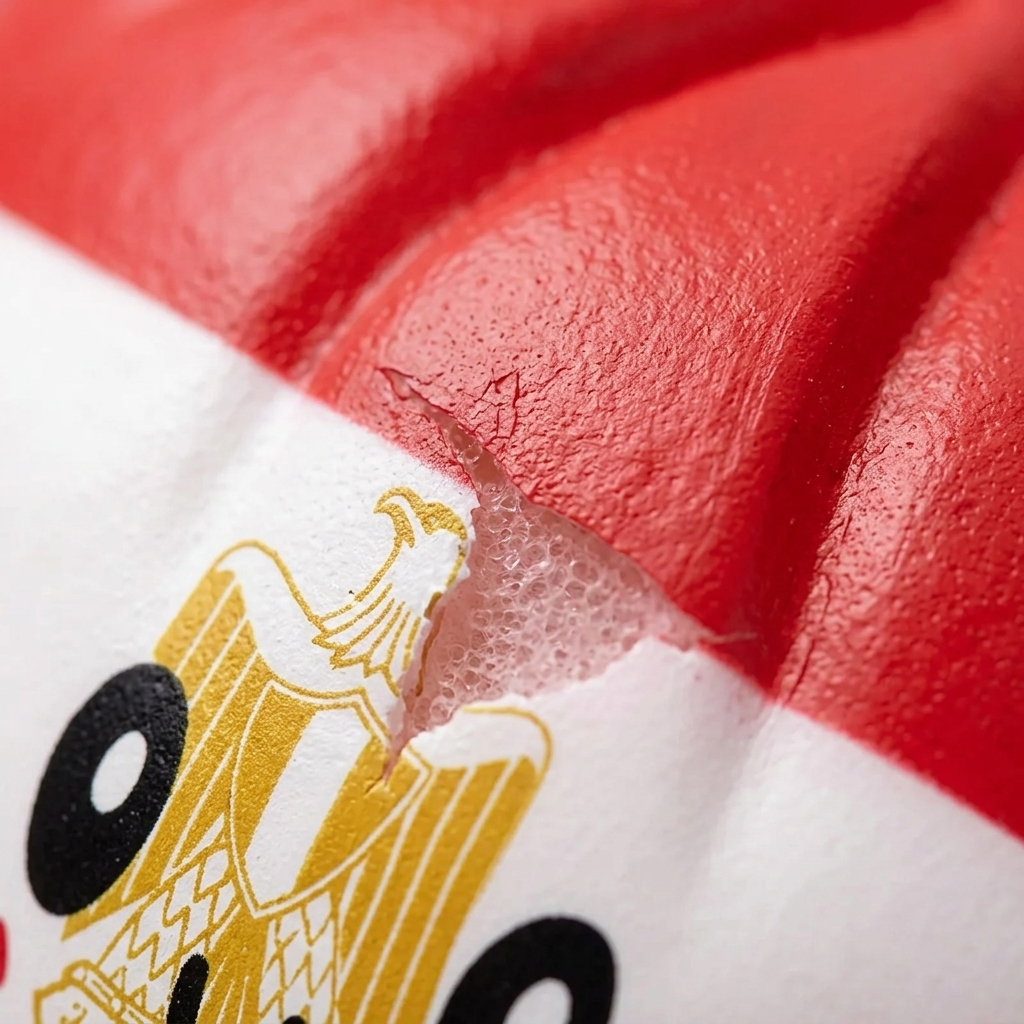 Squishy Dumpling Égypte — gros plan macro sur la texture