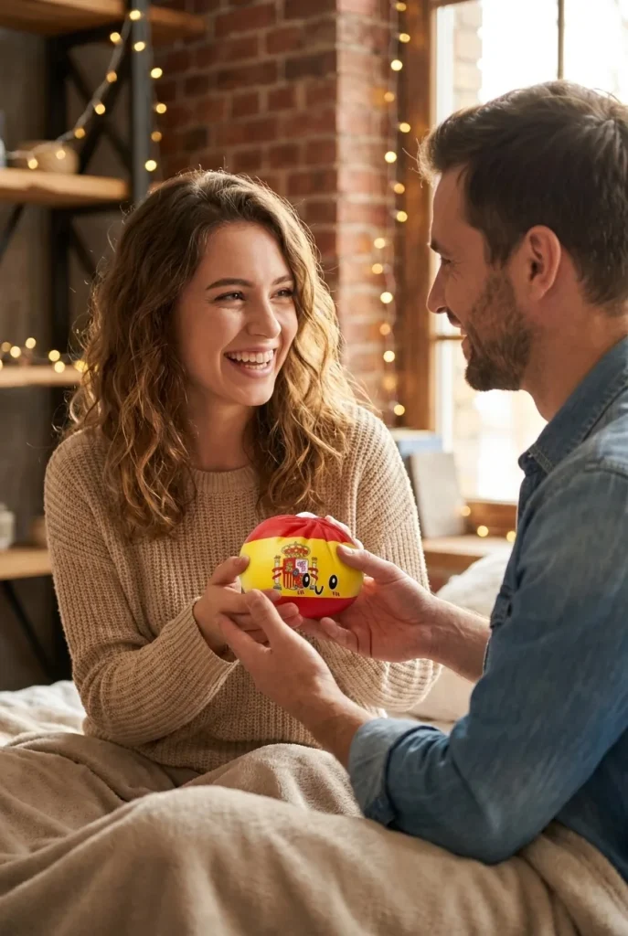 Squishy Dumpling Espagne offert en cadeau entre deux personnes