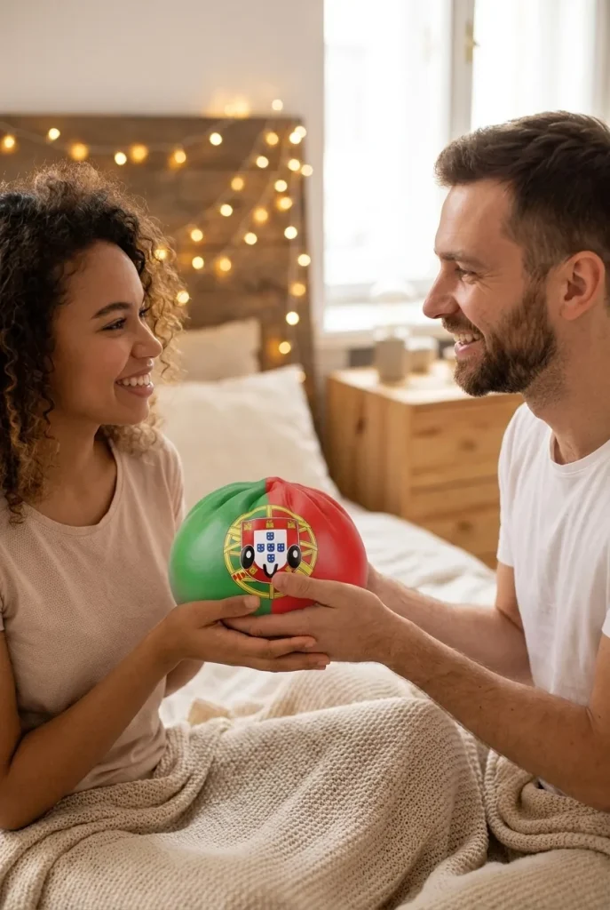 Squishy Dumpling Portugal offert en cadeau entre deux personnes