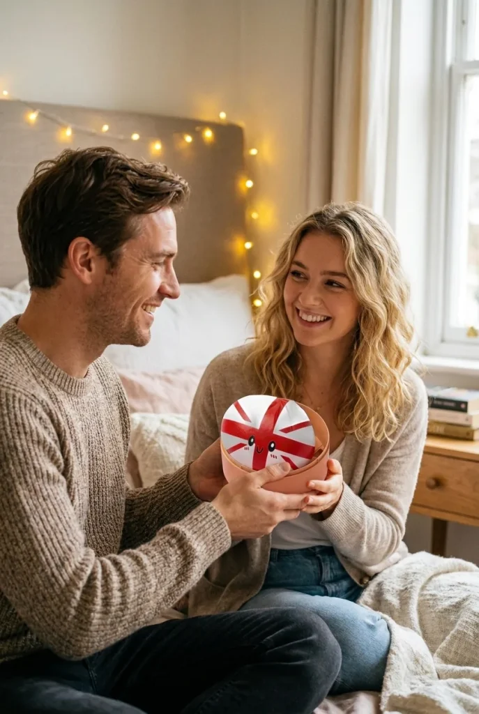 Squishy Dumpling Royaume-Uni offert en cadeau entre deux personnes