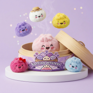 Dumpling Squishy Mystery Peluche Surprise — squishy anti-stress slow-rise kawaii