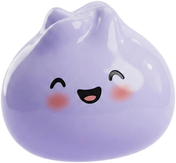 Dumpling Squishy Mystery Peluche Surprise — squishy seul, taille réelle