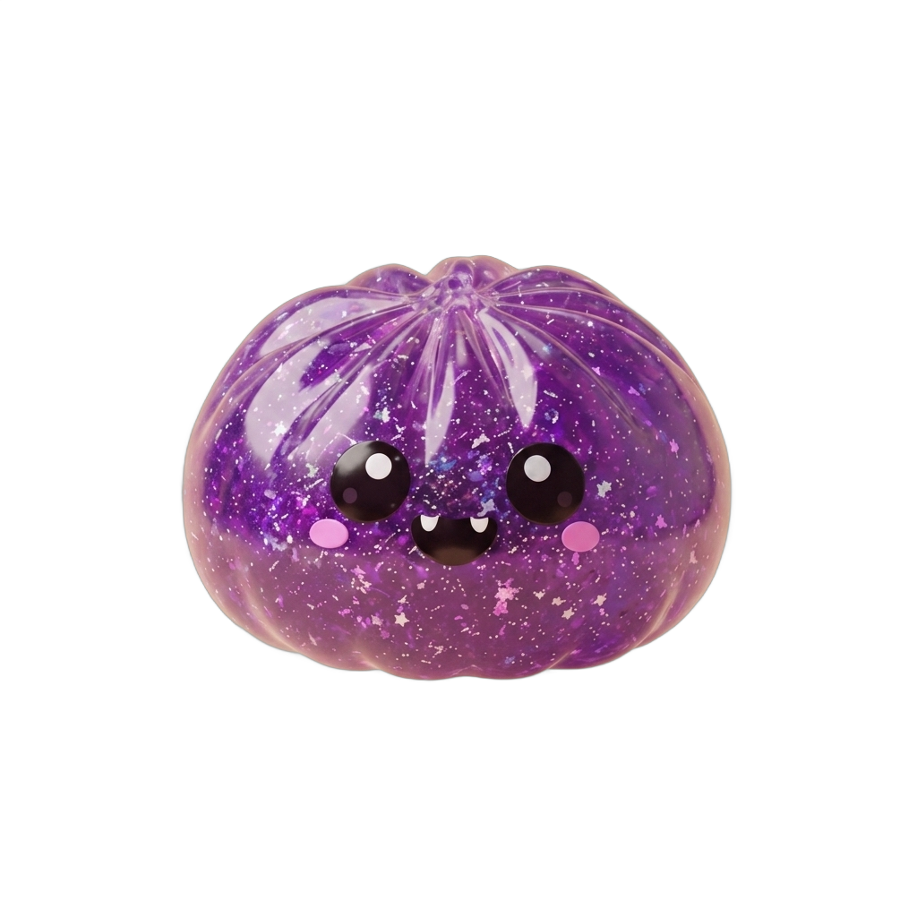 Squishy Dumpling Vampire Glitter Halloween — squishy anti-stress slow-rise kawaii