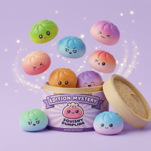 Mystery Dumpling Squishy Viral Tendance — squishy anti-stress slow-rise kawaii