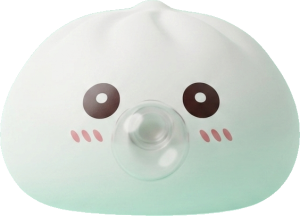 Giant Dumpling Squishy Blanc Nuage — squishy anti-stress slow-rise kawaii