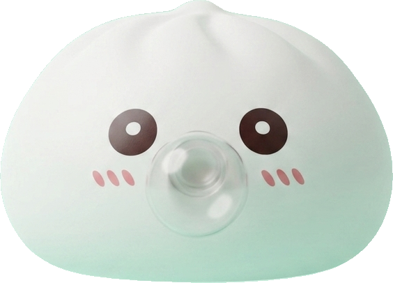 Giant Dumpling Squishy Blanc Nuage — squishy anti-stress slow-rise kawaii
