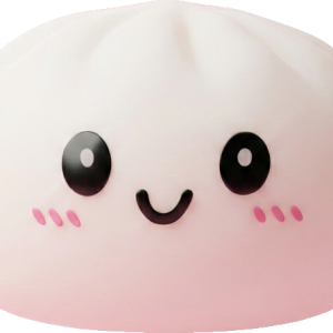 Dumpling Squishy Blanc Neige — squishy anti-stress slow-rise kawaii