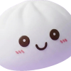 Veilleuse Dumpling Squishy Blanche Lunaire — squishy anti-stress slow-rise kawaii