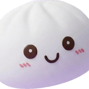 Veilleuse Dumpling Squishy Blanche Lunaire — squishy anti-stress slow-rise kawaii