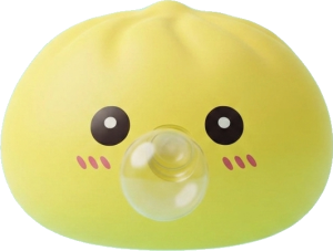 Jumbo Dumpling Squishy Jaune Géant — squishy anti-stress slow-rise kawaii