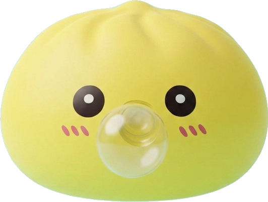 Jumbo Dumpling Squishy Jaune Géant — squishy anti-stress slow-rise kawaii