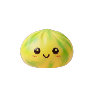 Dumpling Squishy Tie Dye Jaune Citron — squishy anti-stress slow-rise kawaii