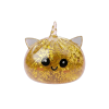 Squishy Dumpling Licorne Dorée Glitter — squishy anti-stress slow-rise kawaii