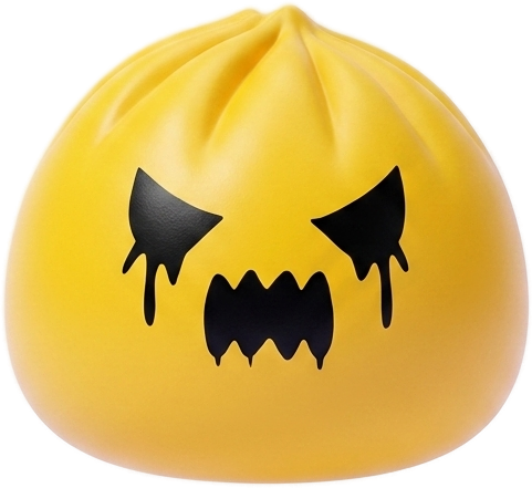 Squishy Dumpling Fantôme Mystery — squishy seul, taille réelle