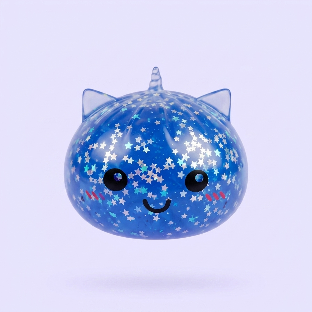 Squishy Dumpling Licorne Mystery Glitter — le squishy rare de la mystery box