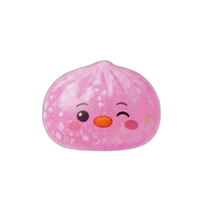 Squishy Dumpling Pingouin Rose Bonbon — squishy anti-stress slow-rise kawaii