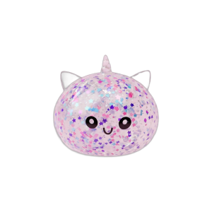 Dumpling Squishy Licorne Blanche Sparkle — squishy anti-stress slow-rise kawaii