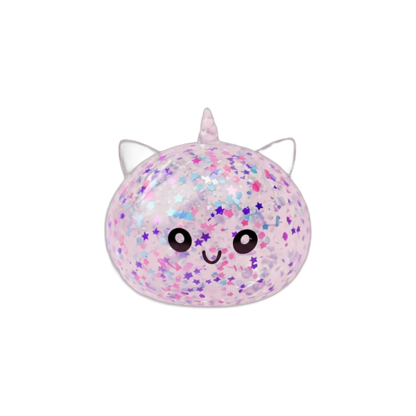 Dumpling Squishy Licorne Blanche Sparkle — squishy anti-stress slow-rise kawaii