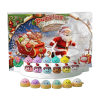 Squishy Dumpling Calendrier de l’Avent Traîneau du Père Noël 24 Pièces — squishy anti-stress slow-rise kawaii