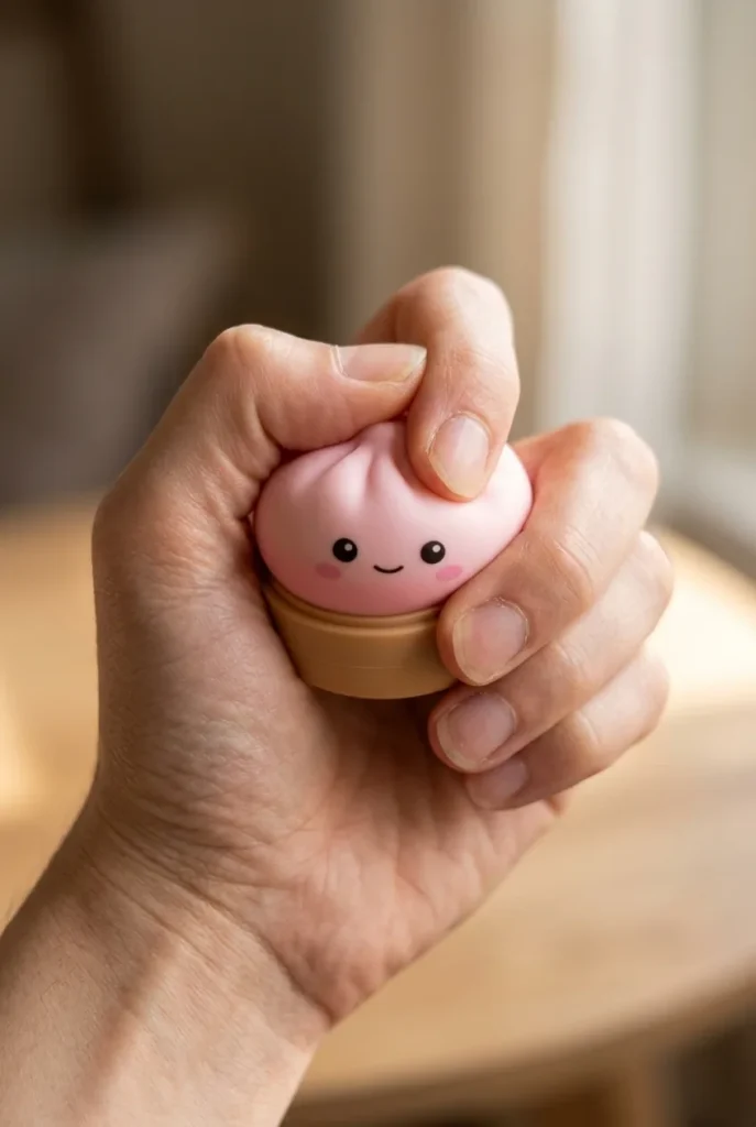 Squishy Dumpling Calendrier de l&rsquo;Avent Traîneau du Père Noël 24 Pièces pressé dans la main — effet squishy slow-rise