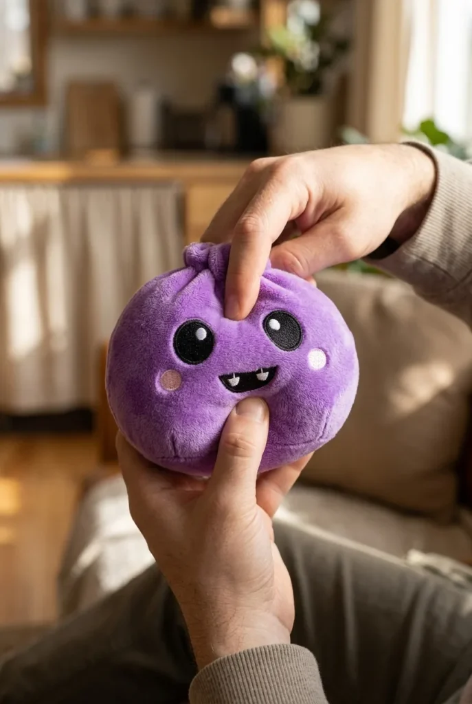 Squishy Dumpling Halloween Effrayant Lot de 5 pressé dans la main — effet squishy slow-rise
