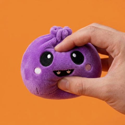 Squishy Dumpling Halloween Effrayant Lot de 5 pressé dans la main, matière squishy
