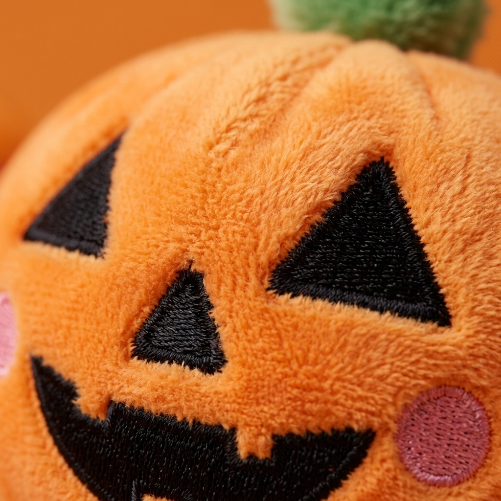 Squishy Dumpling Halloween Effrayant Lot de 5 — gros plan macro sur la texture