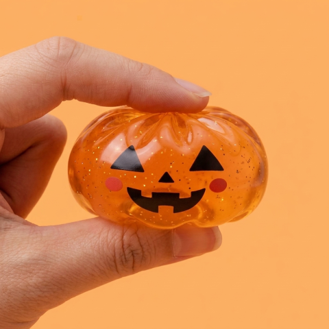 Squishy Dumpling Halloween XXL (Lot de 8) pressé dans la main, matière squishy