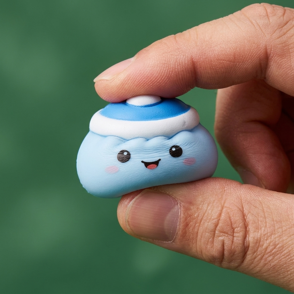 Squishy Dumpling Calendrier de l’Avent Mochi Pain d’Épices 24 Pièces — effet slow-rise, la mousse regonfle