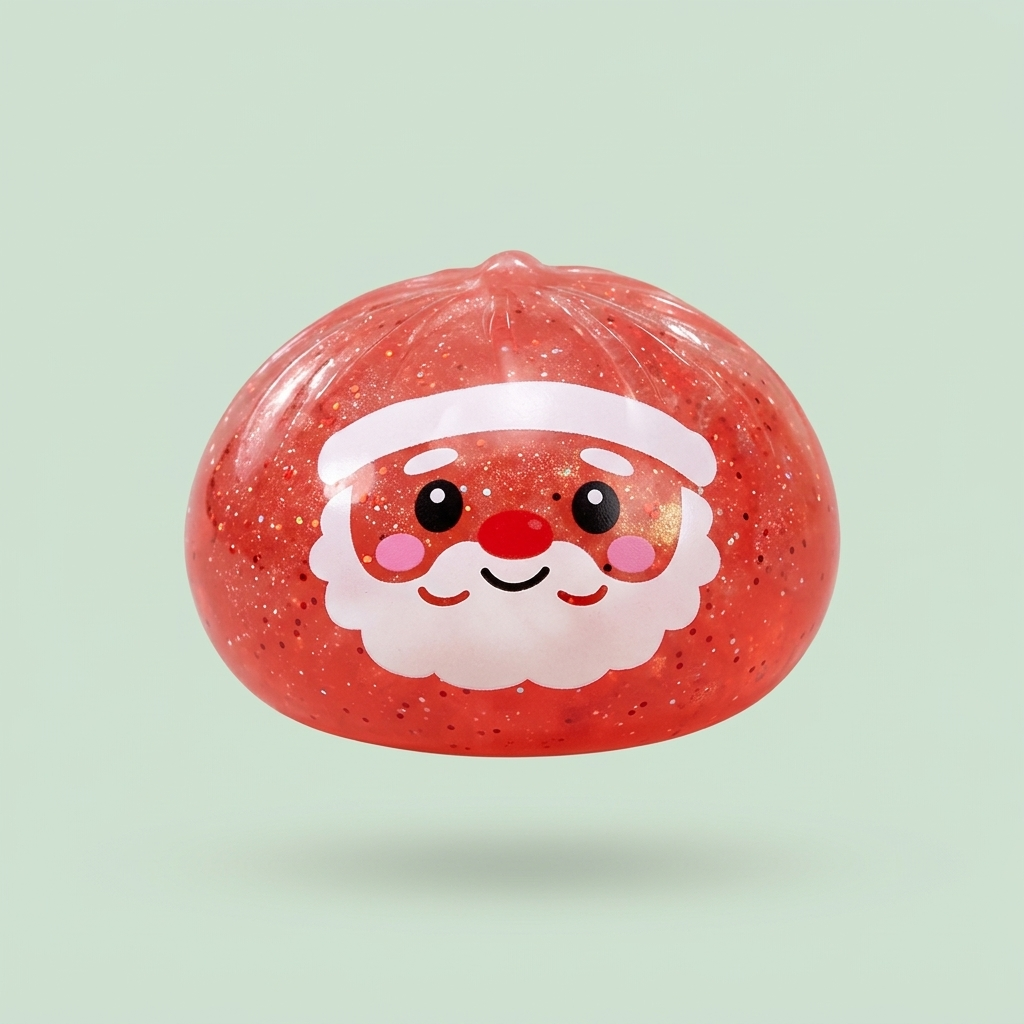 Dumpling Squishy Mystery Candy de Noël — le squishy rare de la mystery box