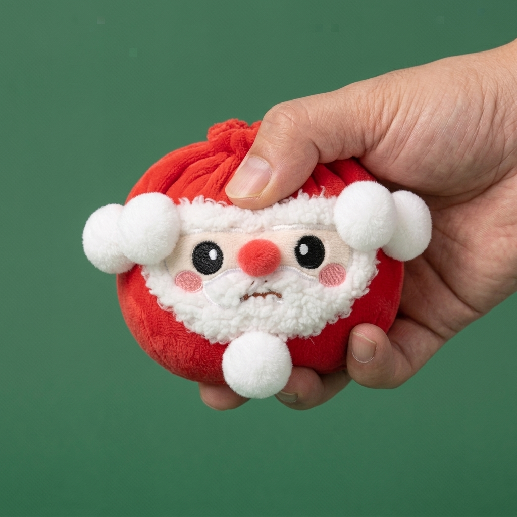 Squishy Dumpling Mystery Noël — effet slow-rise, la mousse regonfle