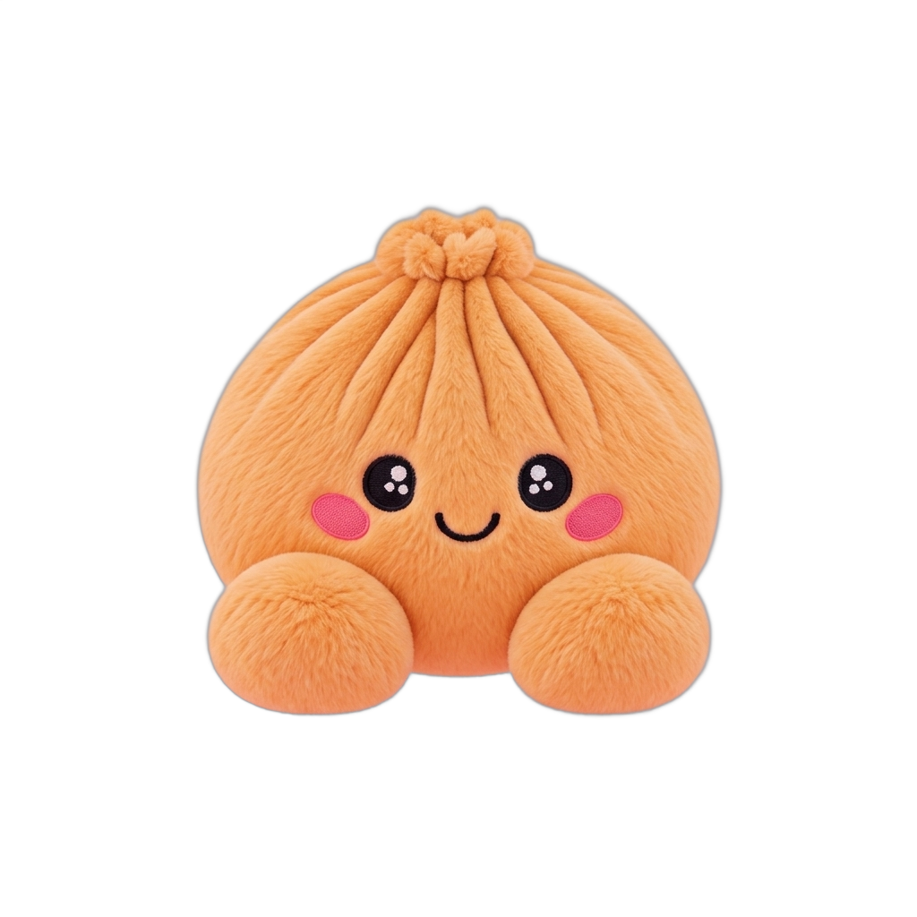 Squishy Dumpling Orange Mandarine — squishy anti-stress slow-rise kawaii